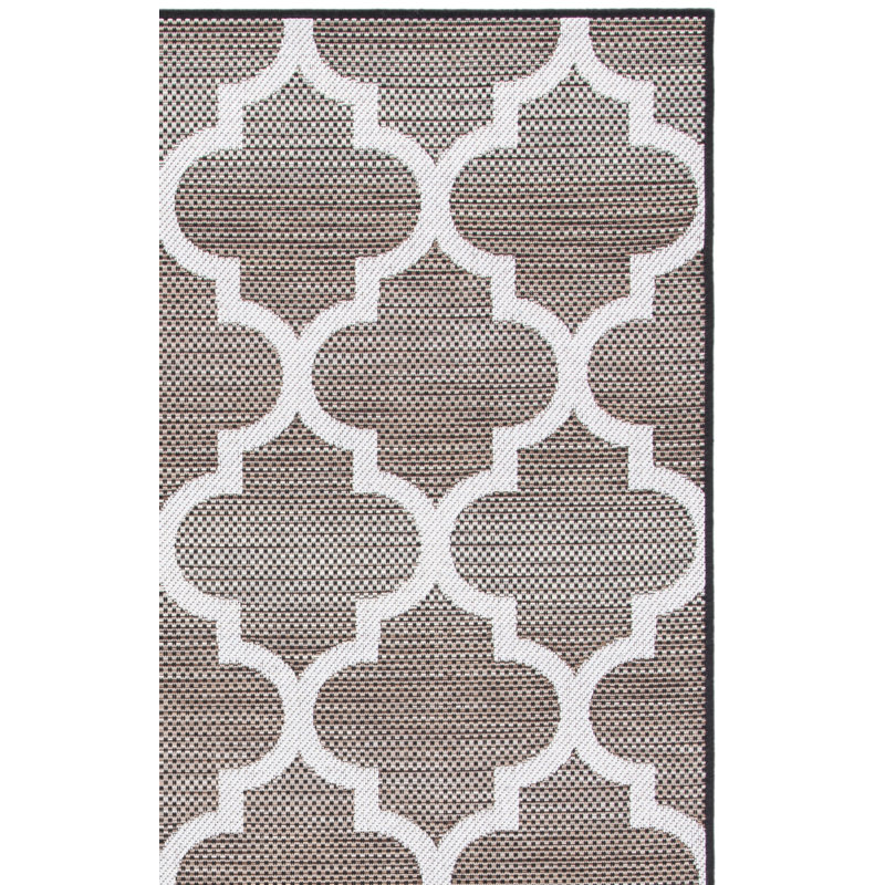 Phyllida Havana 329 Area Indoor/Outdoor Area Rug In Light Brown / Ivory, Square 6'7"