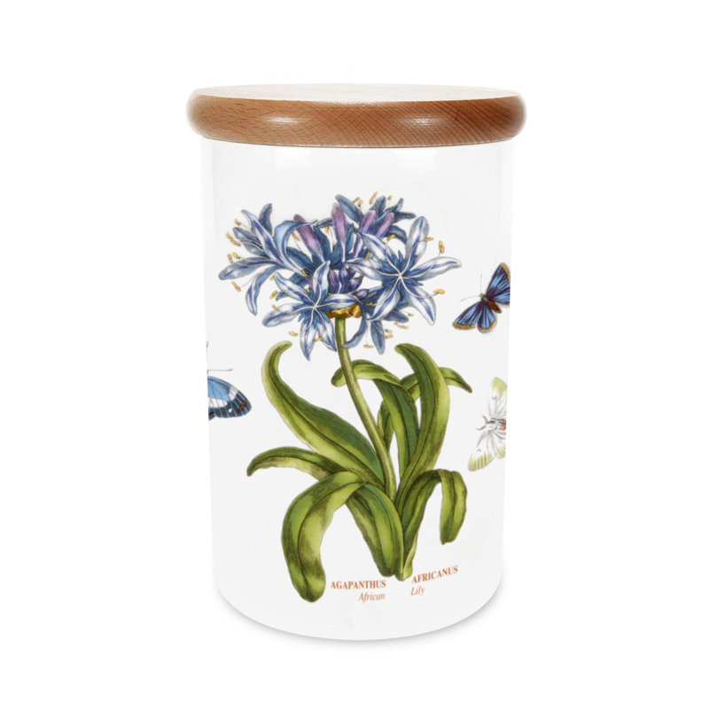 African Lily Kitchen Canister