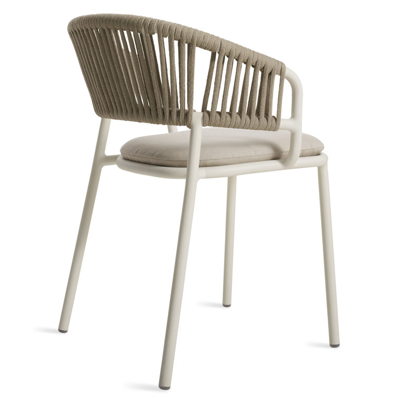 Mate Outdoor Dining Armchair, Linen Sunbrella®