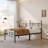 Stylish Platform Bed with Headboard & Footboard, Space-Saving No Box Spring Design, Sturdy Metal Frame, Available in Multiple Sizes-1468347989