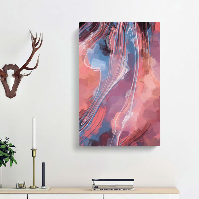 Honey Stream In Abstract - Wrapped Canvas, 50cm H x 35cm W x 3cm D