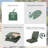 Outdoor 5''Deep Seat Chair Cushion Set-1748589296