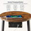 Petite table d'appoint ronde avec station de charge