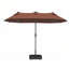 Parasol de patio extérieur avec lumières DEL solaires et base durable, idéal pour les repas et la détente-1646272957