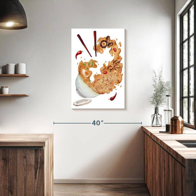 Yarlin Ramen Splash, 36" H x 24" W