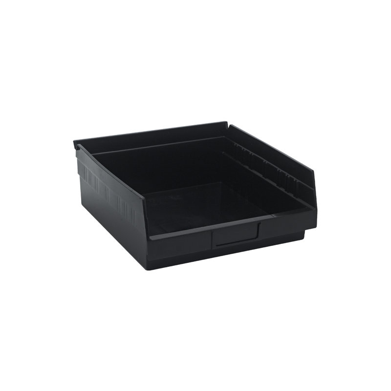D635FB4218D04503BFF9D67F0267DA47 Boîte de rangement économique pour bacs noirs L 12 po x l 12 po x H 4 po