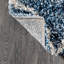 Tapis bleu indigo / ivoire Ishaan Ogee-831870448