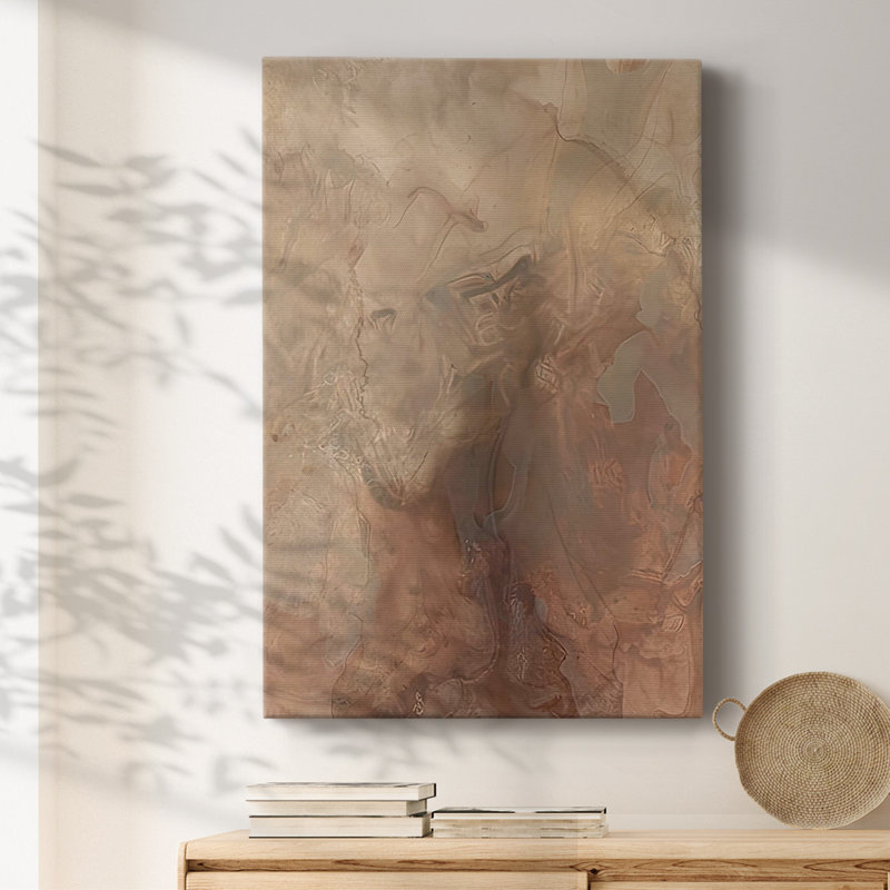 Marble Ground I Framed On Canvas Print, 18" H x 12" W
