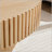 Handcrafted Ellipse Coffee Table, 43.7 Inch, Sturdy Pedestal Base, MDF for Living Room Elegance-527972815
