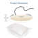 TALATEX 100% Natural Premium Dunlop Latex Pillow Firm Version