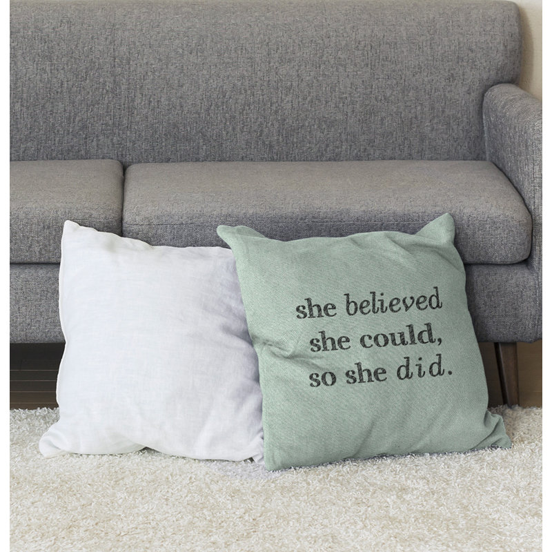 Coussin de sol pour femmes, H 28 po x l 28 po, Vert / Noir