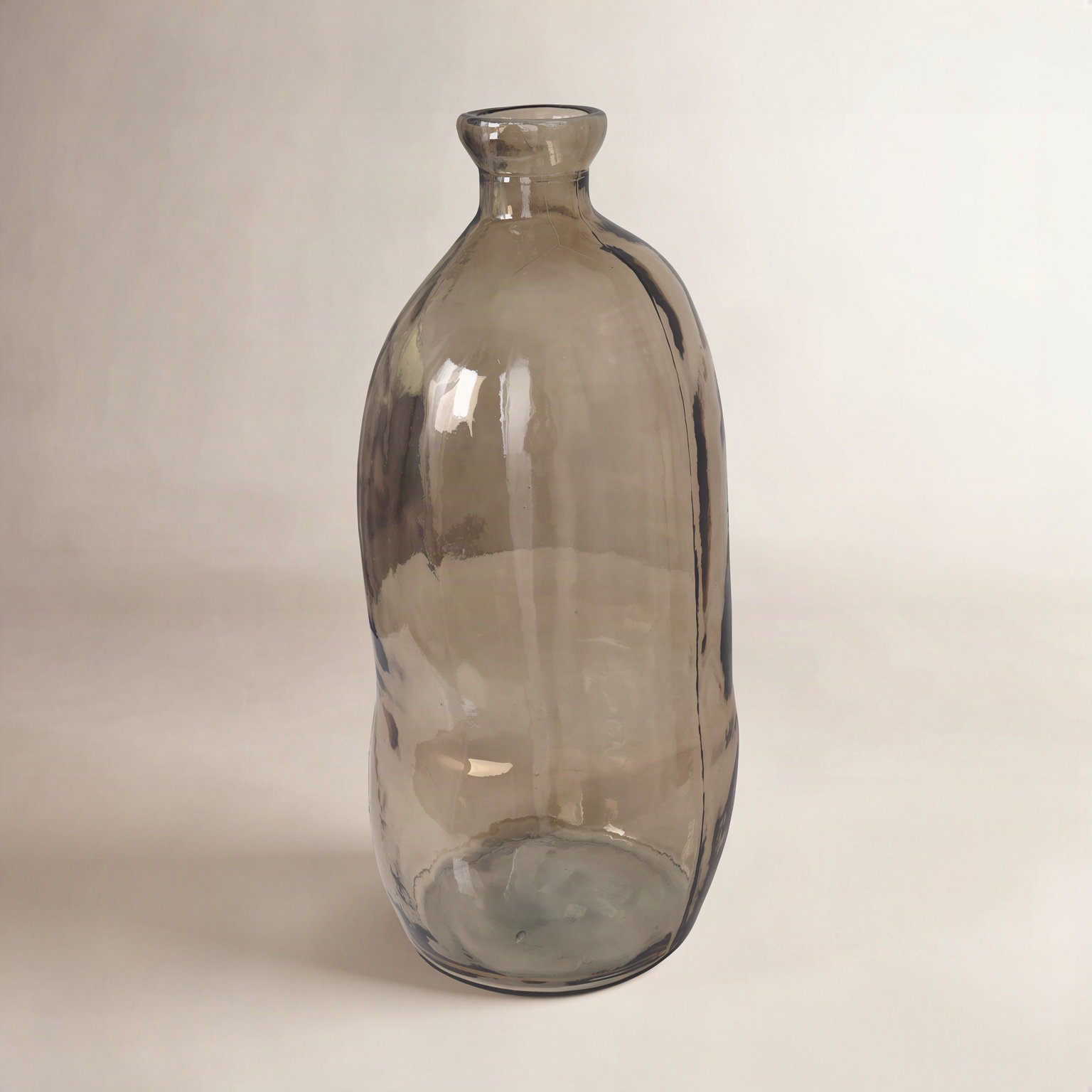 Dorival Floor Vase, Brown, 29.15" H x 13.05" W x 13.05" D