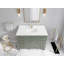 Meuble-lavabo simple 48 po avec plateau en quartz Cambridge-101280564