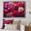 «Pink Chrysanthemums Gardens Collage I - Chrysanthemums», art mural