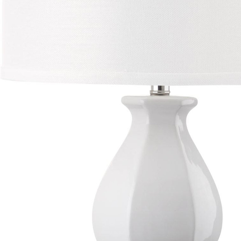 Aiza Ceramic Table Lamp, White