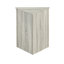 Armoire de rangement en chêne avec tablettes réglables en chêne-1330632234