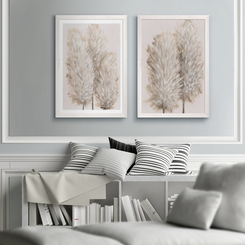 «Pampas Grass III» par Vincent Van Gogh - ensemble de reproductions d'art encadrées, H 24 po x l 18 po x P 1,25 po
