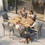 Stackable Outdoor Patio Dining Armchair-395044282