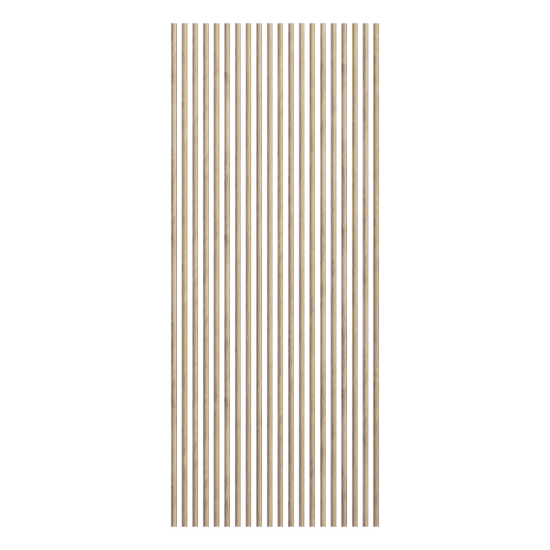 Heritage Concave Stain Grade Slat Wall Kit w/ 1"W x 94 1/2"H Slats Ekena Millwork Wood