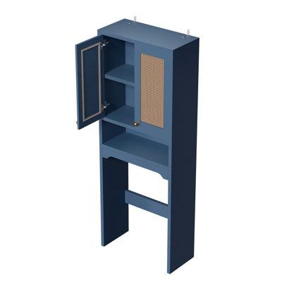 Armoire de rangement au-dessus de la toilette