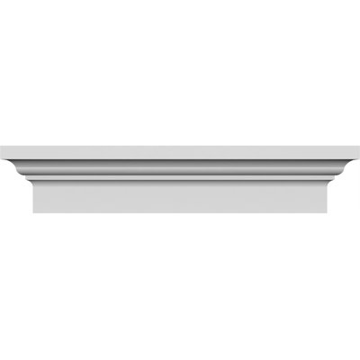 Endurathane Stratford Crosshead, 154" Bottom Width x 158 3/8" Top Width x 5"H x 1 7/8"P, Factory Primed