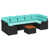 Coussin bleu / cadre noir est en rupture de stock