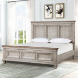 Mirabeau Solid Wood Panel Bed