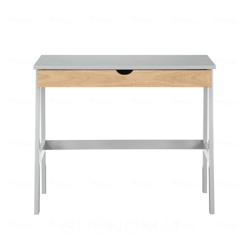 Hilton Desk In Gray/Natural