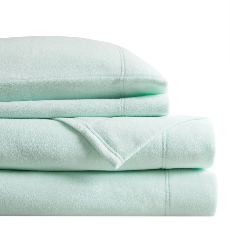 Polyester Sheet Set Aqua, Queen Sheet Set