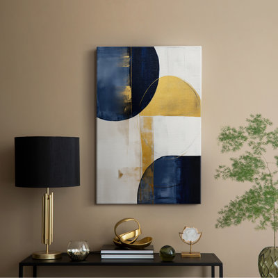 ABSTRACT Series DLVI - Toile tendue avec châssis Premium - Prêt à être accroché