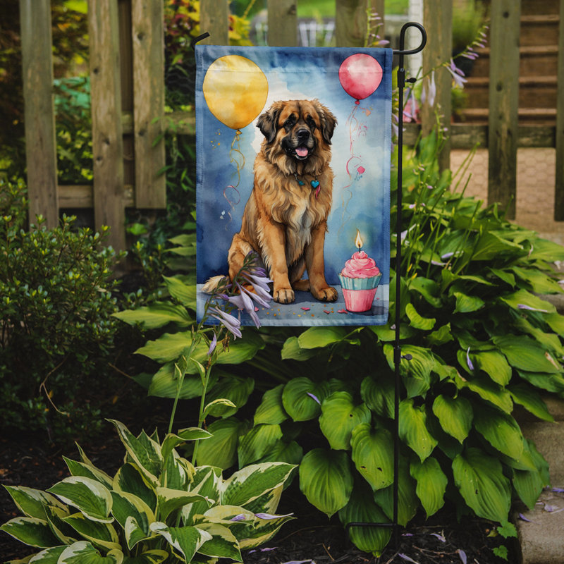 Drapeau de jardin «Happy Birthday», Leonberg