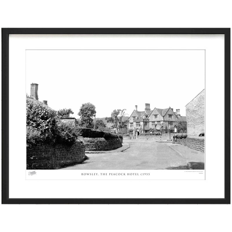 Rowsley, The Peacock Hotel C1955 - Single Picture Frame Print, 28cm H x 36cm W x 2.3cm D
