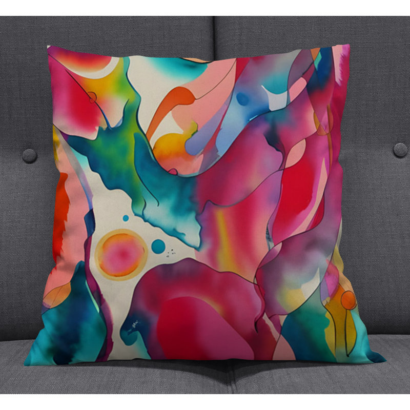 Coussin décoratif, Polyester, H 16 po x l 16 po