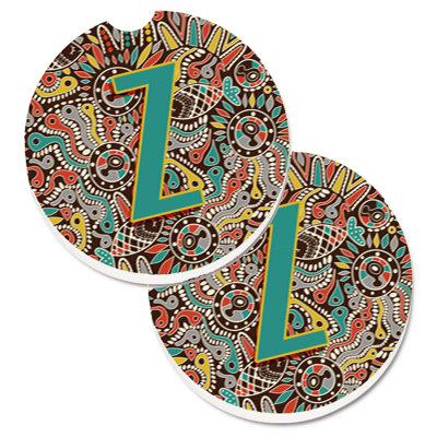 Sous-verre voiture tribal initial