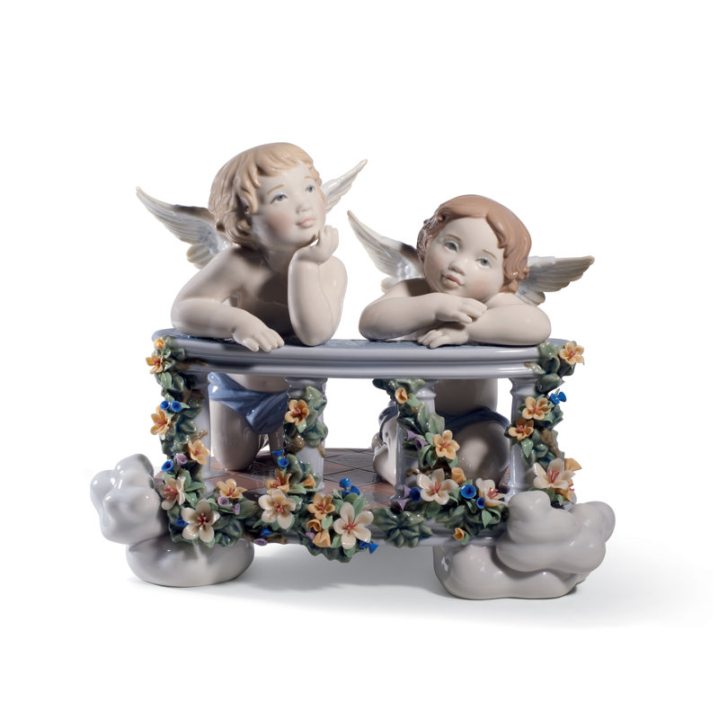 Celestial Balcony Angels Figurine