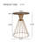 Hollow Edge Retro Art Pine Side Table