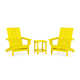 High-Density Polyethylene (HDPE) Outdoor Adirondack Chair With Table