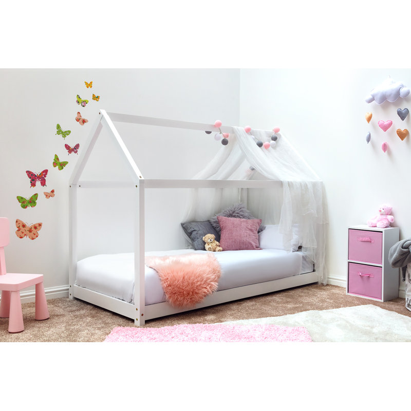 Mosley Single (3') Platform House Beds, Single (3'), Sprung, White