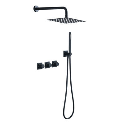 Système de douche complet avec valve brute
