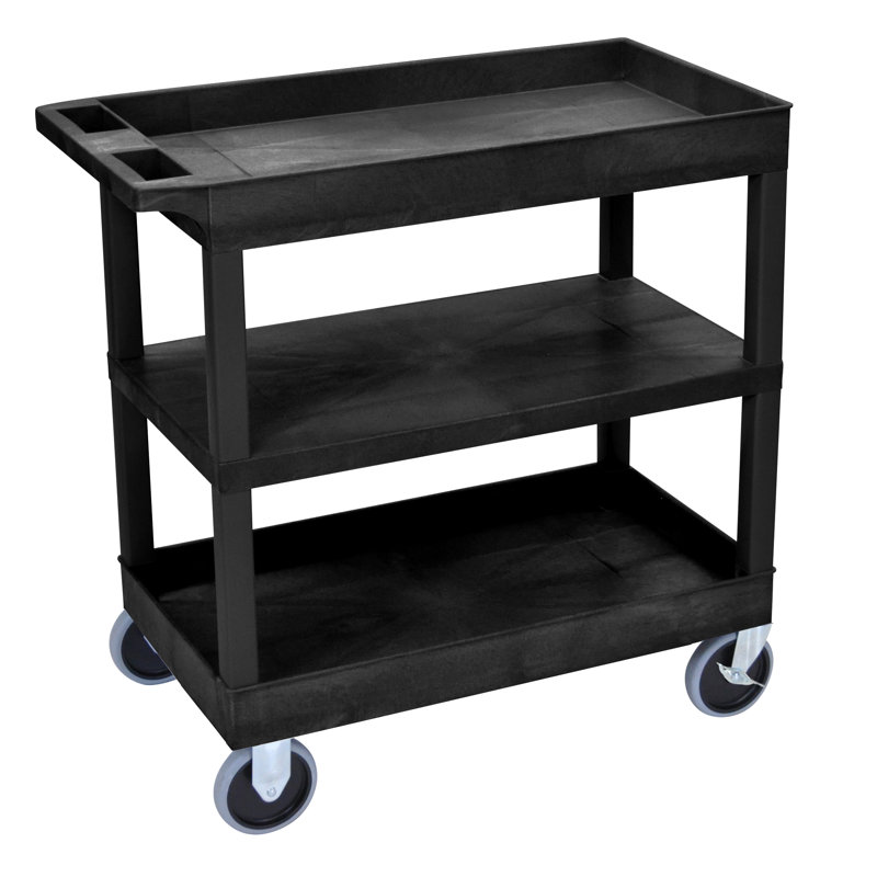 E Series Book Cart, Black