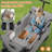 4-Seater Wagon Stroller with Push & Pull Handle, Adjustable Canopy, 5-Point Harness, Foldable-125367289-125367290