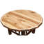 Table basse Hickory Log Circle - 36 pouces - Cognac - Standard-132648918-132648920