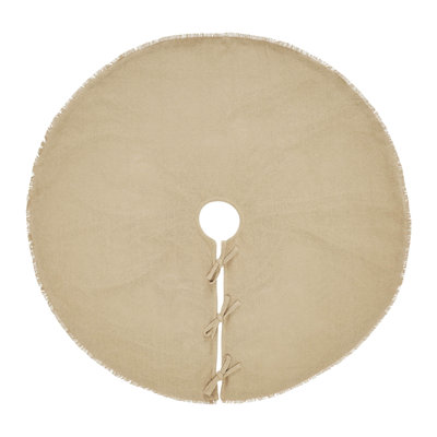 Yuletide Burlap Solid Color Tree Skirt