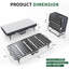 Lit escamotable 3,7 po pour matelas en mousse à mémoire de forme - portable pour petits espaces, structure en métal, 75 po x 38 po, facile à assembler avec une éponge confortable pour invités supplémentaires, 38 po