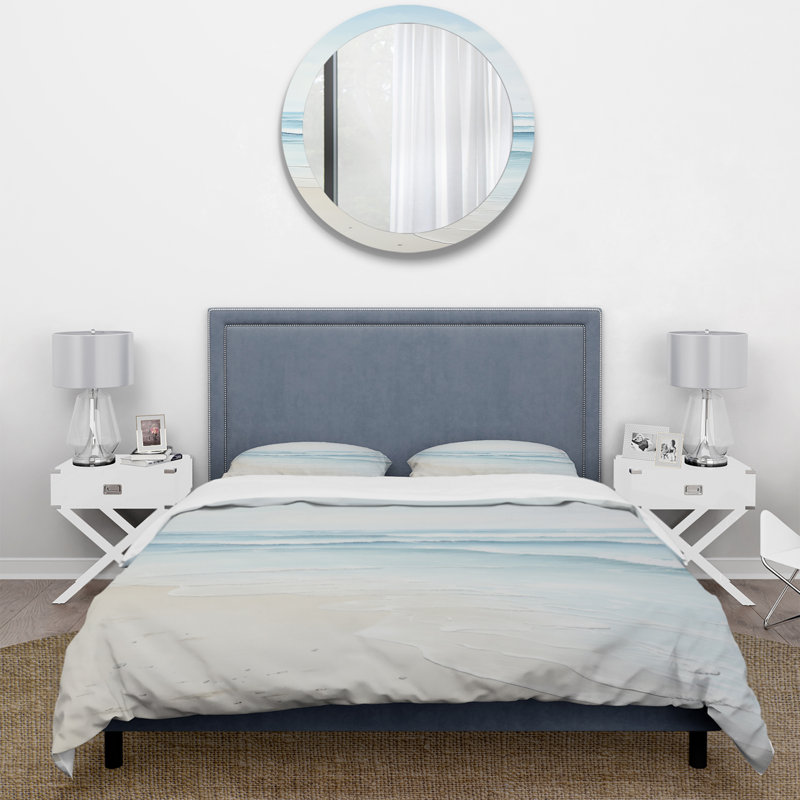 Ensemble de housse de couette en microfibre / polyester Beach Photo Tranquil Waters I