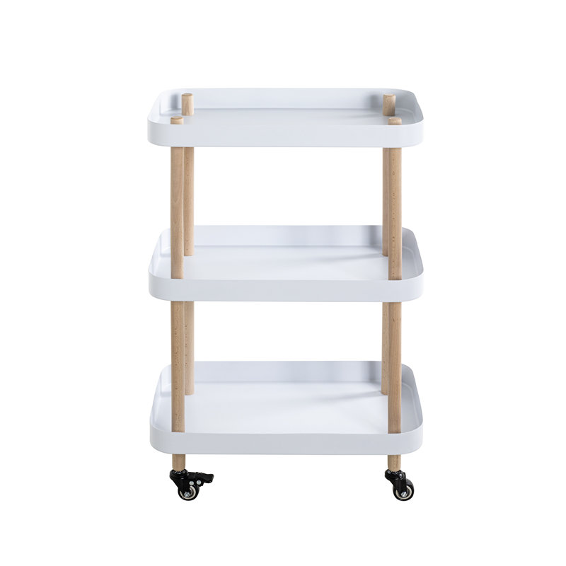 Aleyda Tray Top End Table, White