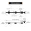 Deltana 18SBM26D 18" Modern Surface Bolt, HD, Solid Brass in Brushed Chrome-69994707