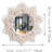 Lace Circular Hanging Mirror