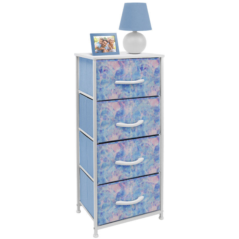 Commode 4 tiroirs - Teinture Tie Dye