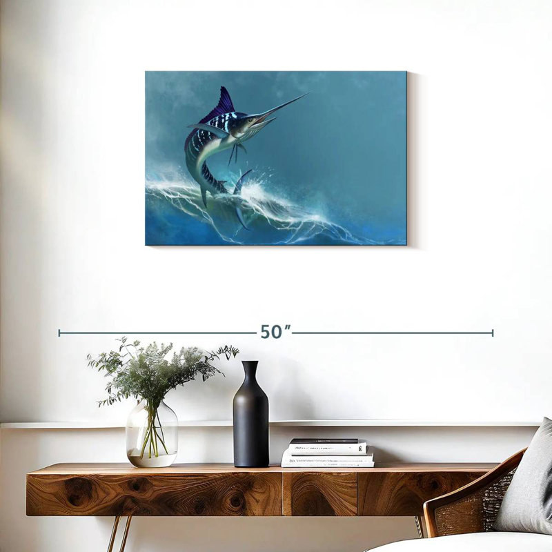 Marlin Jump, 20" H x 30" W